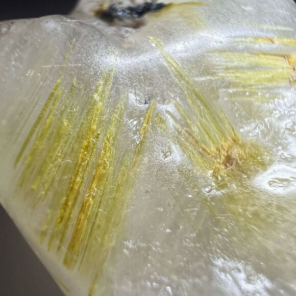 Golden Rutilated‎ Quartz Crystal Freeform (#4) - Picture 4 of 13